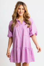 Karlie Striped Pocket Ana Dress