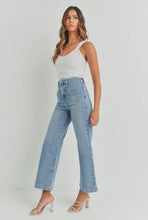 Sandra Patch Pocket Wide Leg Jeans