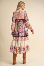 Patchwork Pretty Midi Dress