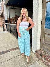 Luna Polka Dot Pleated Barrel Pants