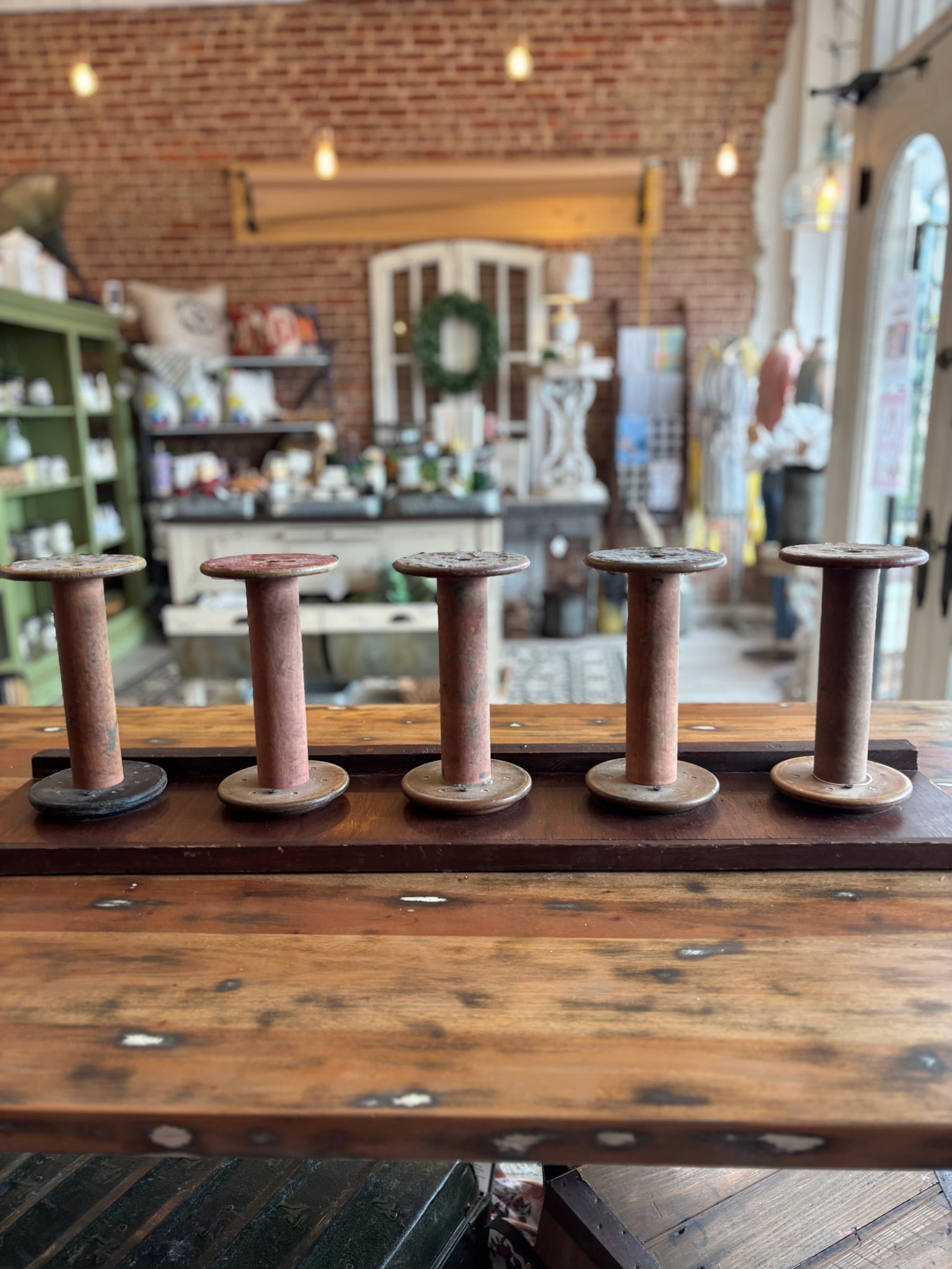Store Spindle Rack Antique Textile Mill Spindle Rack 36in. – Laughton & CO