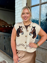 Horsing Around Knit Vest