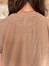 Nova Ribbed Crew Neck Top