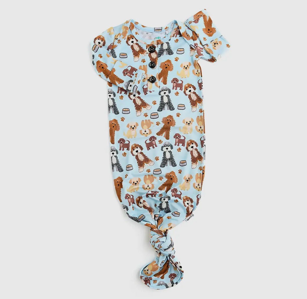 Griffin Gown Newborn Doodle Bamboo Outfit Sleepies