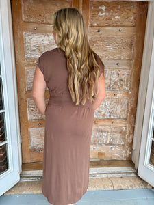 Gathered All About Jersey Dress