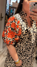 Feline Fine Puff Sleeve Dress THML