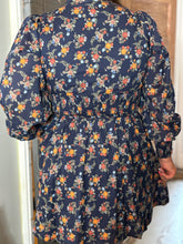 Maggie Zippered Floral Mini Dress