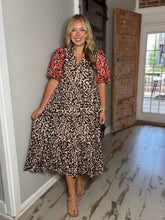 Feline Fine Puff Sleeve Dress THML