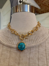 Dome Shaped Pendant Necklace