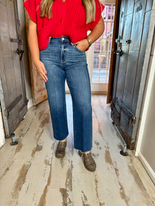 Rachel High Rise Trouser Wide Leg Jeans