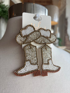Cowboy Hat & Boots Earrings