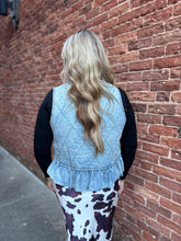 Indigo Meadow Tie Vest