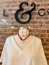 Bandana Heart Scarf Necklace