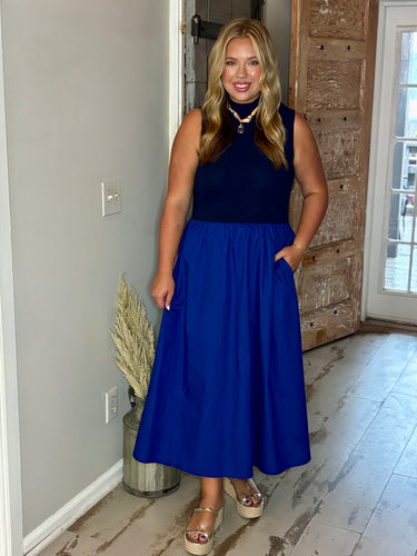 Grady Sleeveless Midi Dress