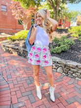 Glam Cowgirl Disco Ball Sequin Mini Skirt