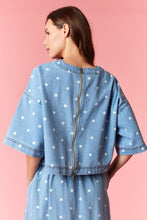 Polka Dot Dreams Oversized Crop Top