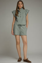 Scallop Charm Shorts