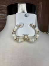 Multi Beads Acetate Hoops