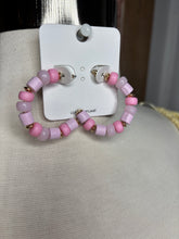 Multi Beads Acetate Hoops