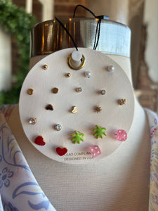 10 Pair Set Studs