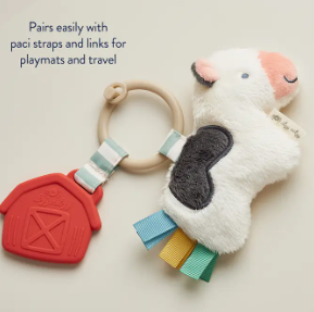 Itsy Pal Cow Plush Teether