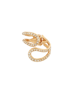 Pave Crystal Organic Ring