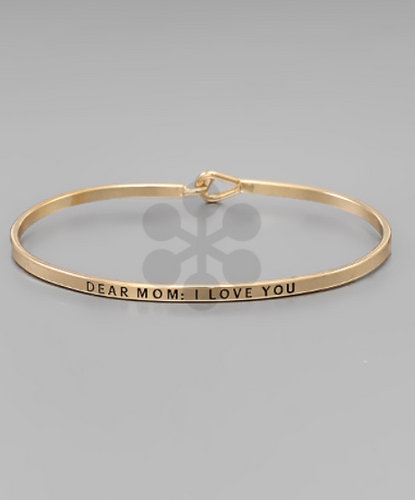 Inspirational Words Gift Bracelets