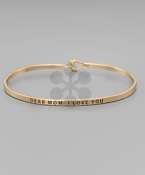 Inspirational Words Gift Bracelets
