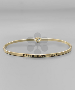 Inspirational Words Gift Bracelets