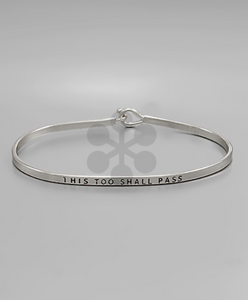Inspirational Words Gift Bracelets