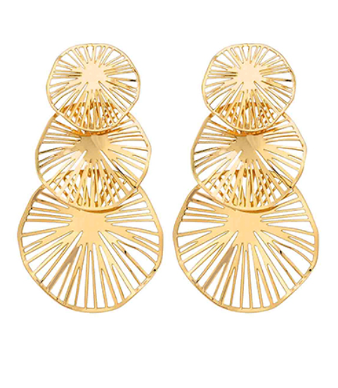 Filigree 3 Drop Earrings