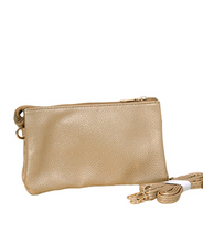 Solid Color 3 Compartment Crossbody