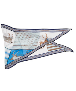 Horse Print Diamond Shaped Scarf