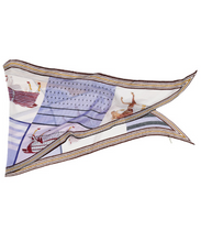 Horse Print Diamond Shaped Scarf