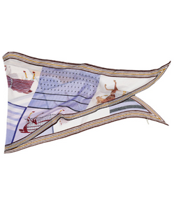 Horse Print Diamond Shaped Scarf