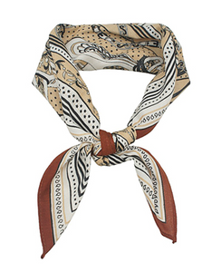 Retro Paisley Print Bandana Scarf