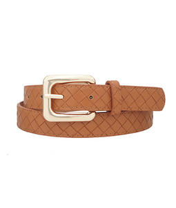 Weave Textured Strap Belt