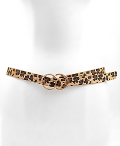 Double Circle Buckle Belt