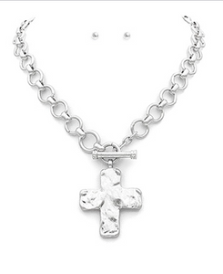 Byzantine Cross & Chain Toggle Set