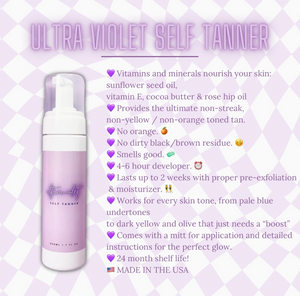 Ultra Violet Sunless Tanner