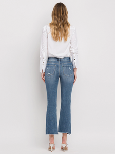 Iva High Rise Kick Flare Jeans