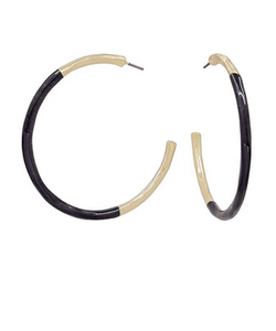 Half Color Coated Hoops- large