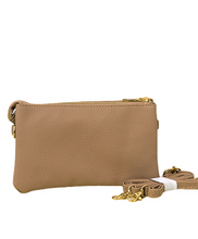 Solid Color 3 Compartment Crossbody