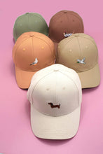 ANIMAL DOG BIRD EMBROIDERY CLASSIC CAP
