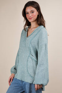 Leah Cotton Gauze Oversized Top