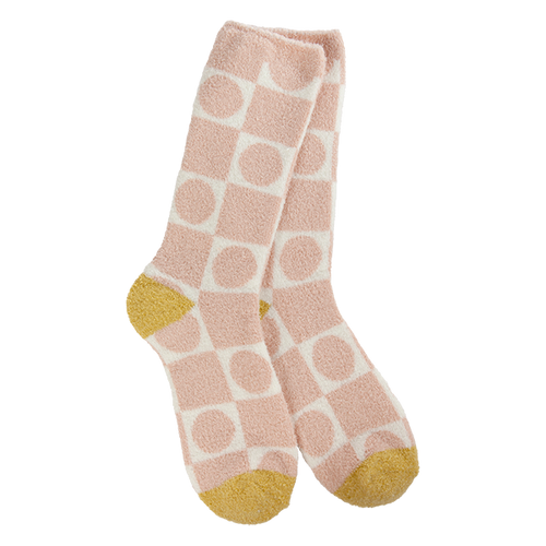 Cozy Cali Geometric Rose Socks