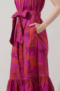 In the Jungle Cileah Collared Maxi Dress