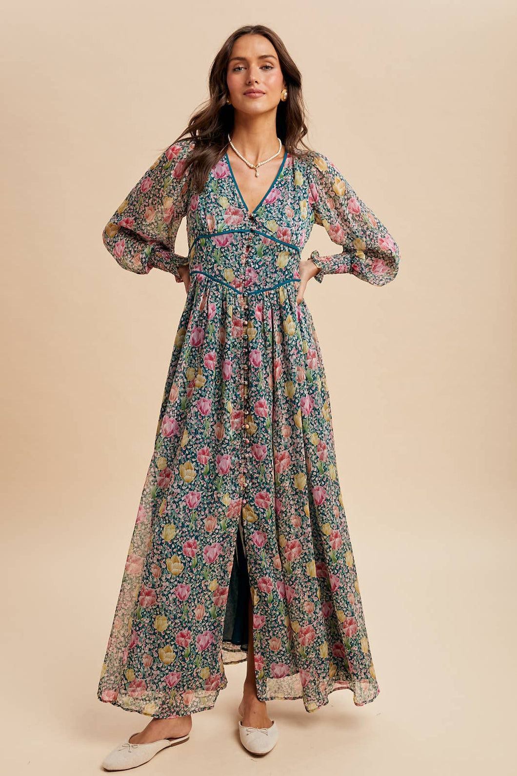 Feather & Fable Maxi Dress