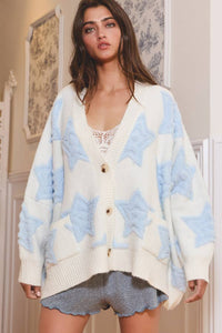 Star Gazing Oversized Cardigan