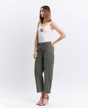 Olive Barrel Jeans